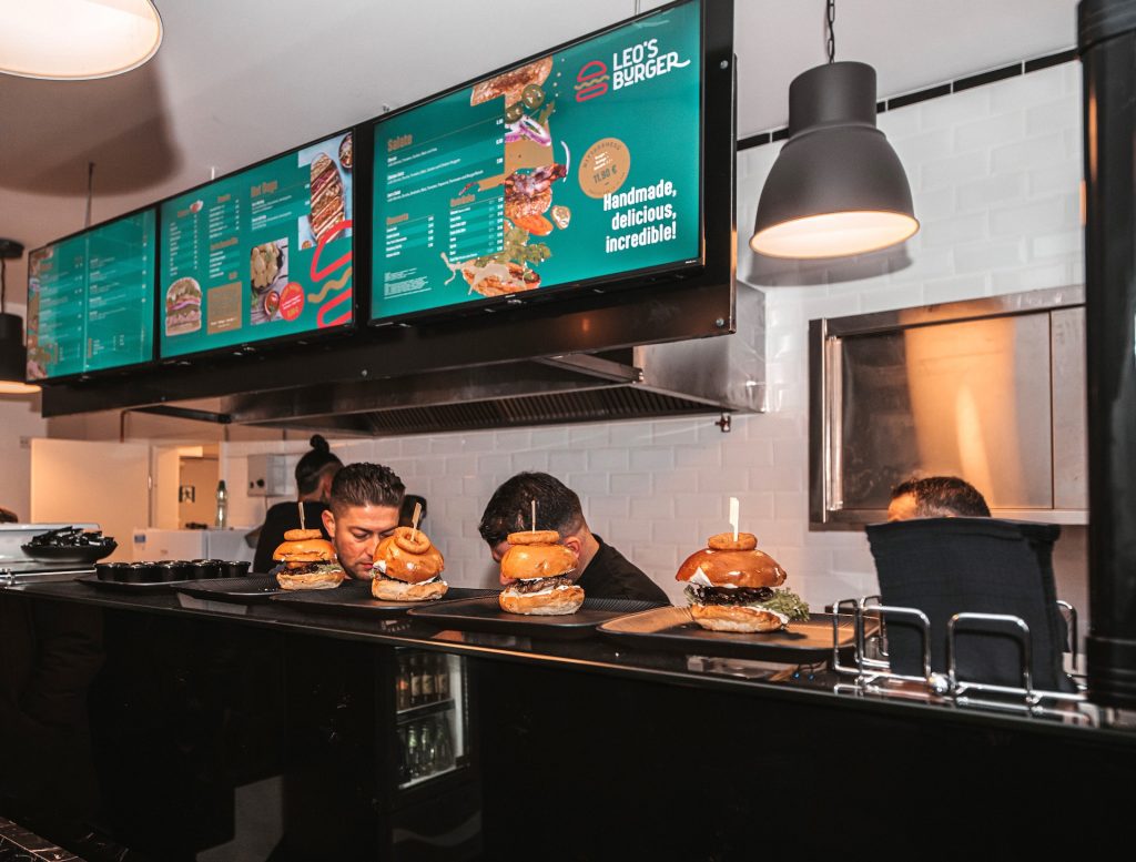 Leo's Burger Innenraum